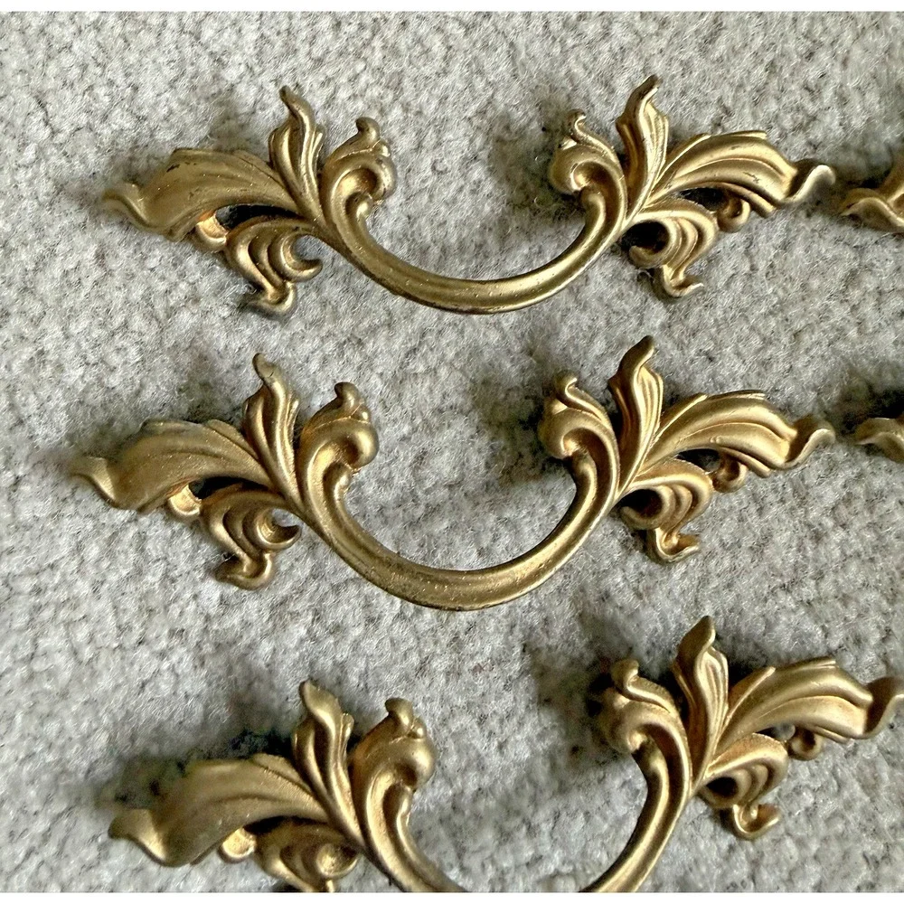 Lot of 9 Vintage Pull French Provincial Drawer Pull 6